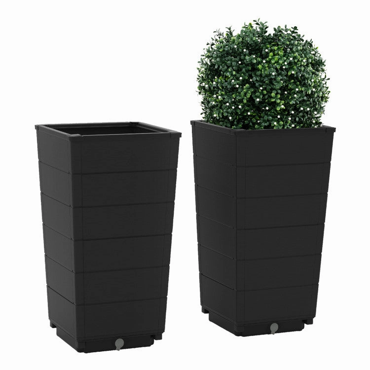 Hivvago Modern Flower Planter for Front Porch and Lobby