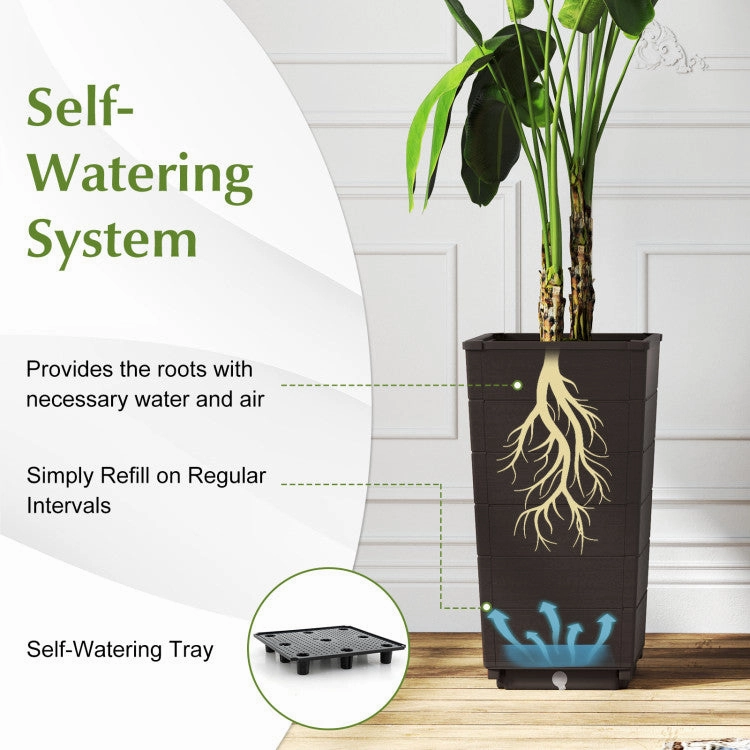 Hivvago Modern Flower Planter for Front Porch and Lobby