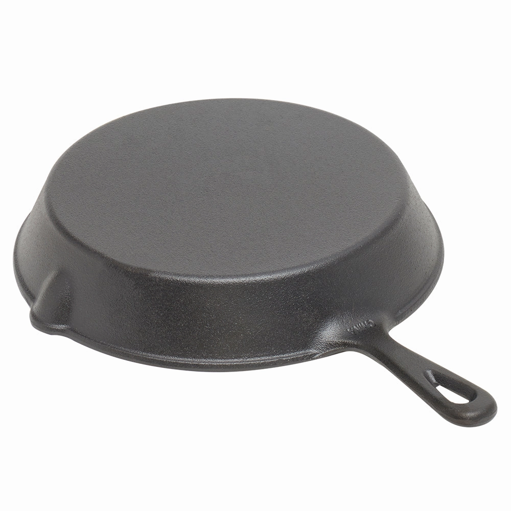 Home Basics 12-inch Pre-Seasoned Cast Iron Skillet with Pour Spouts