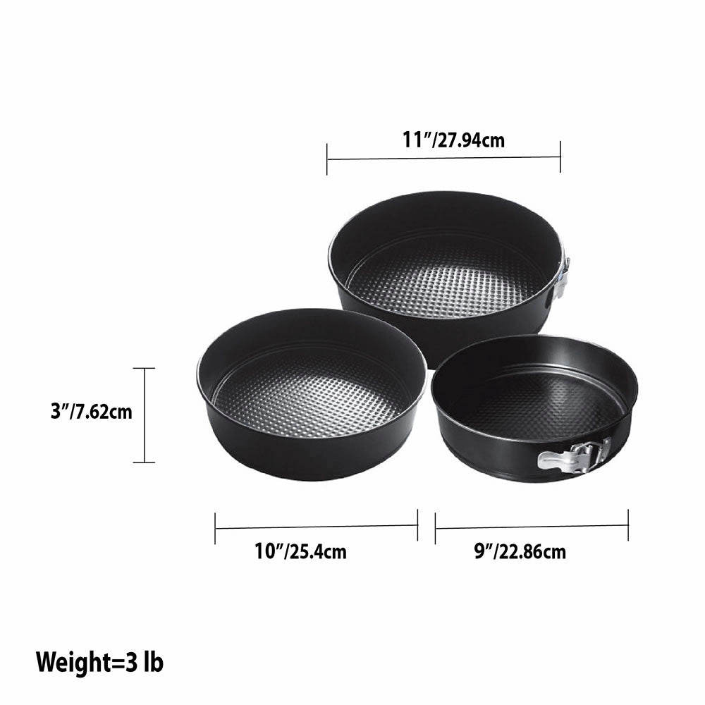 Home Basics 3 Piece Spring Form Pans