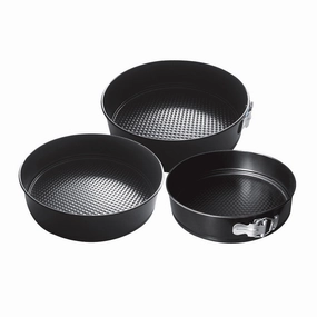 Home Basics 3 Piece Spring Form Pans Cookware holiday sale
