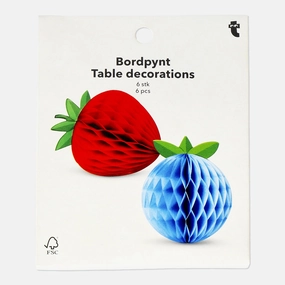 Honeycomb berry table decorations - 6 pcs Kitchen Tableware at affordable prices