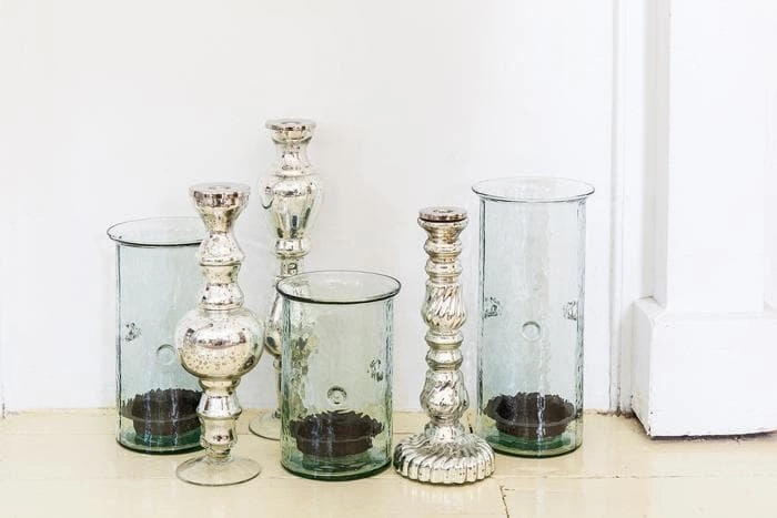Hurricane Candle Holders with Insert