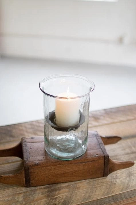 Hurricane Candle Holders with Insert