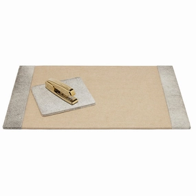 Hyde Hair-On-Hide Desk Blotter Set (Gray) Home Decor Office Organization Convenient shopping