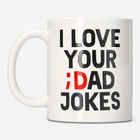I Love Dad Jokes Mug - 220 ml Kitchen Tableware at affordable prices