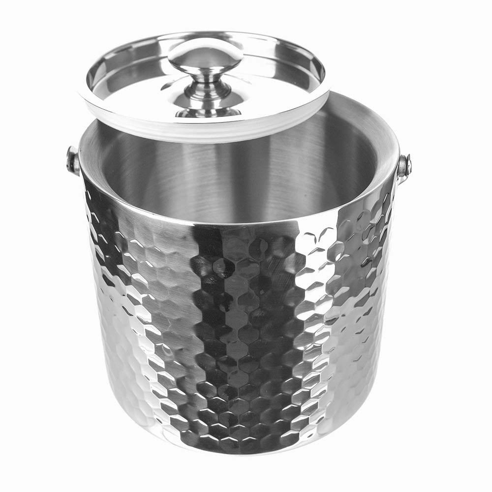 Ice Bucket Stainless Steel Honeycomb 3L 19x17cm