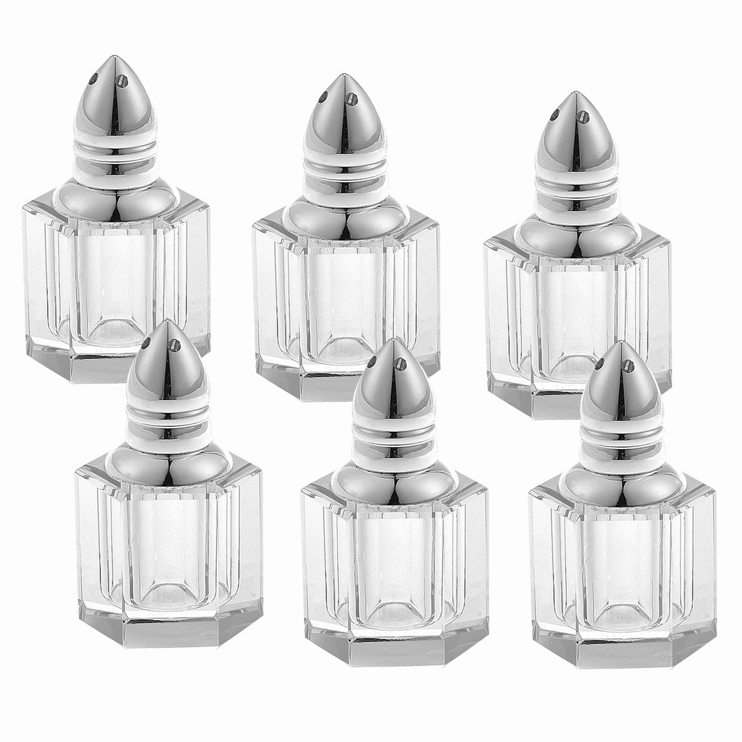 Individual Silver Crystal Salt And Peppers  Gift Boxed 6 Pc Set Cooking Tools & Accessories outlet tools