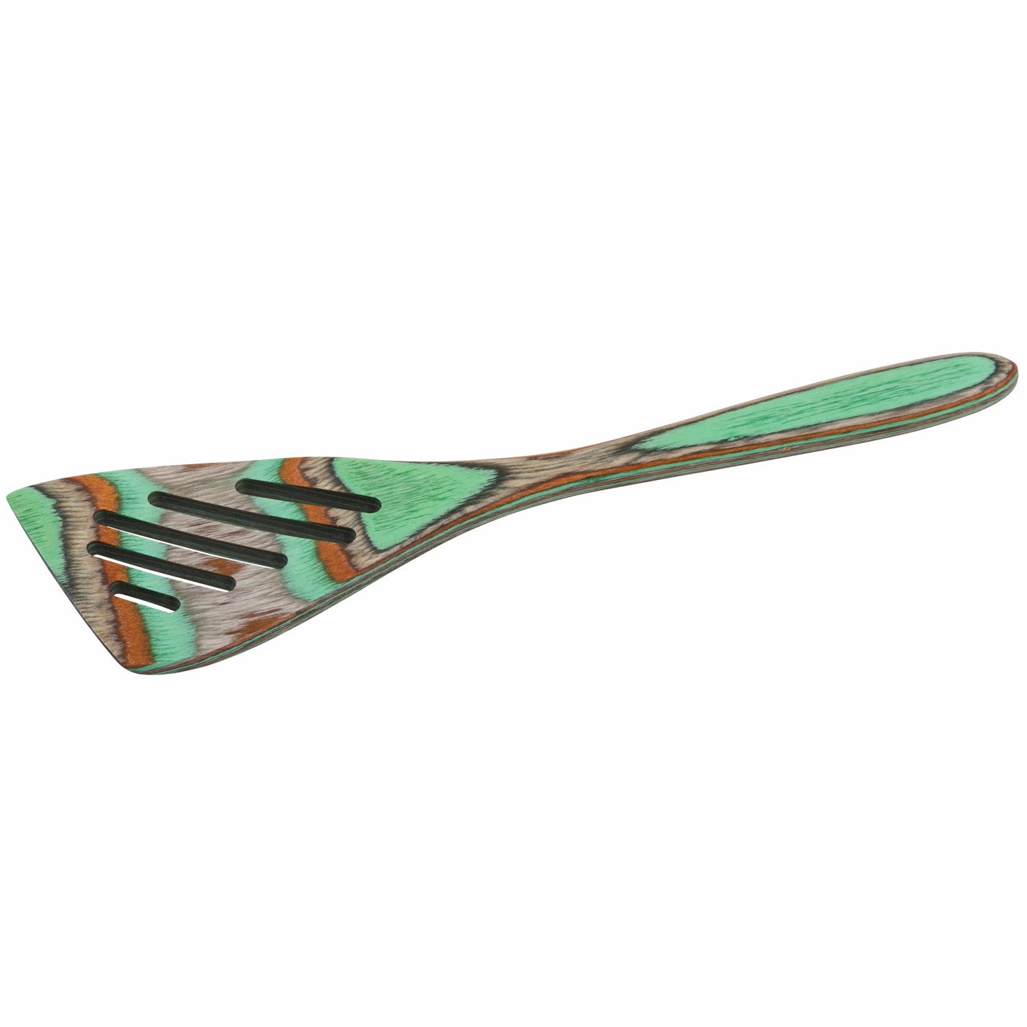 Island Bamboo 8-Inch Pakkawood Mini Slotted Spatula
