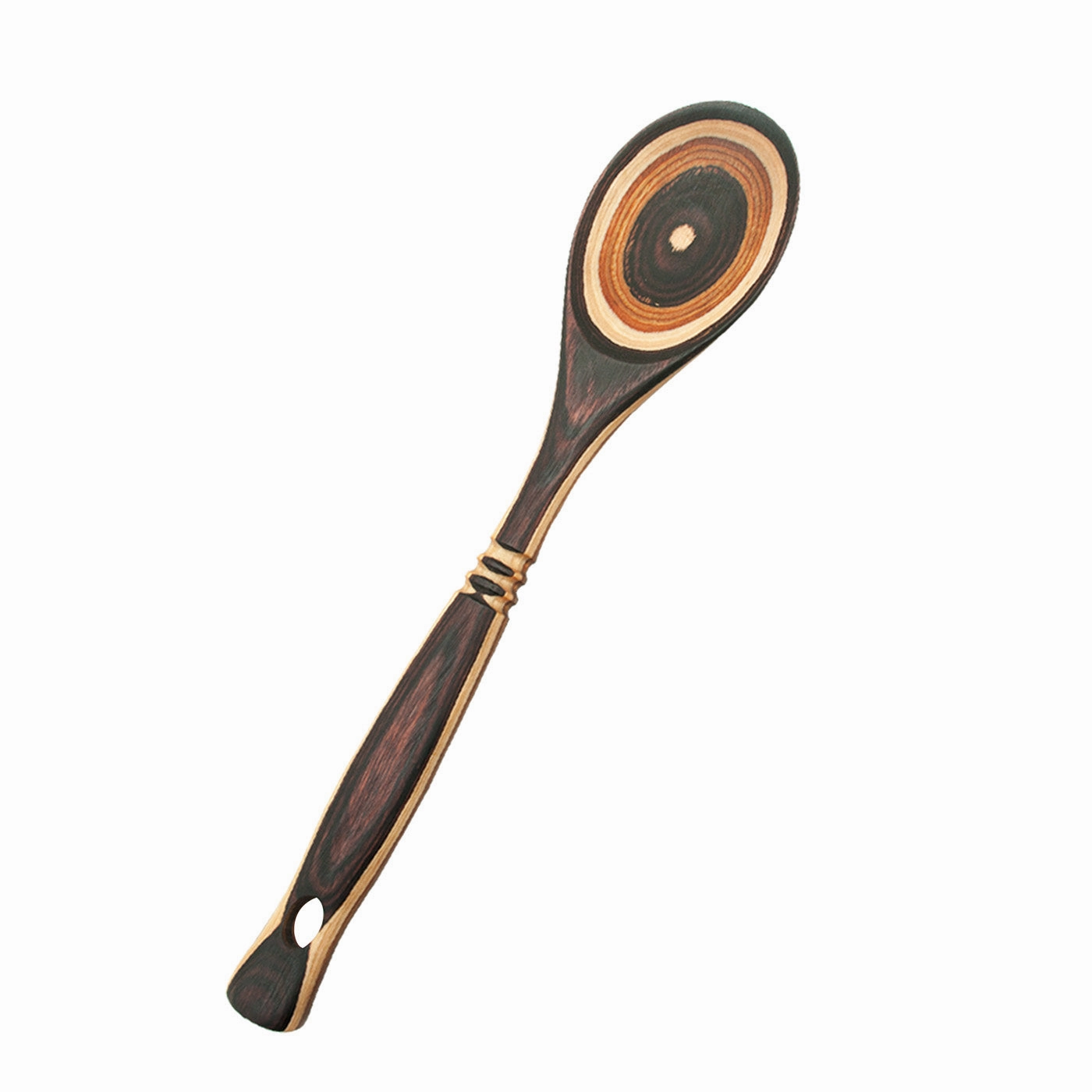 Island Bamboo Pakkawood 12-Inch Spoon
