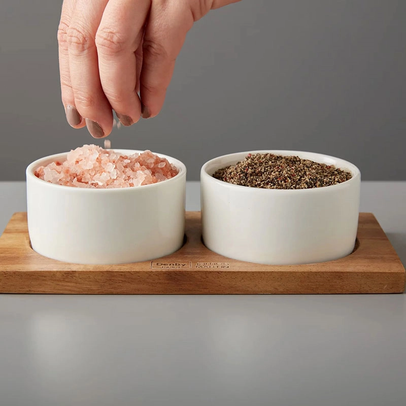 James Martin 3 Piece Dipping Set, L20 x W10cm, White