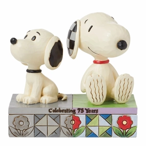 Jim Shore 1950s Snoopy & Today's Snoopy Figurines home decor discount