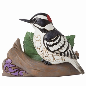 Jim Shore Downy Woodpecker Figurine Figurines home decor discount