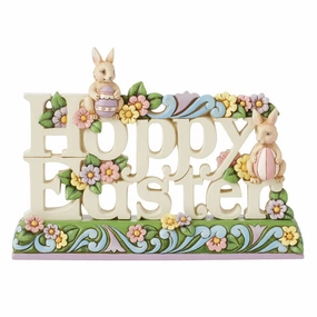 Jim Shore Hoppy Easter with Bunnies Figurine Figurines home decor discount