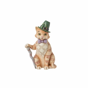 Jim Shore Irish Tabby Cat Figurine Figurines home decor discount