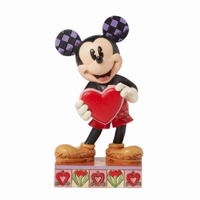 Jim Shore Mickey Heart Personalizable Figurine Figurines home decor discount
