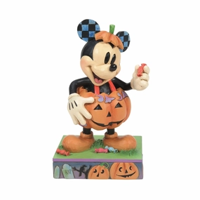 Jim Shore Mickey in Pumpkin Costume Figurines home decor discount