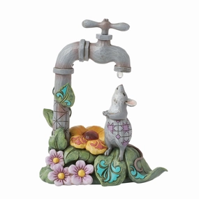 Jim Shore Mouse with Waterdrop Figurine Figurines home decor discount