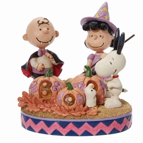 Jim Shore Peanut Gang Halloween Figurines home decor discount