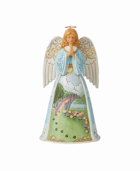 Jim Shore Rainbow Bridge Angel Figure Figurines home decor discount