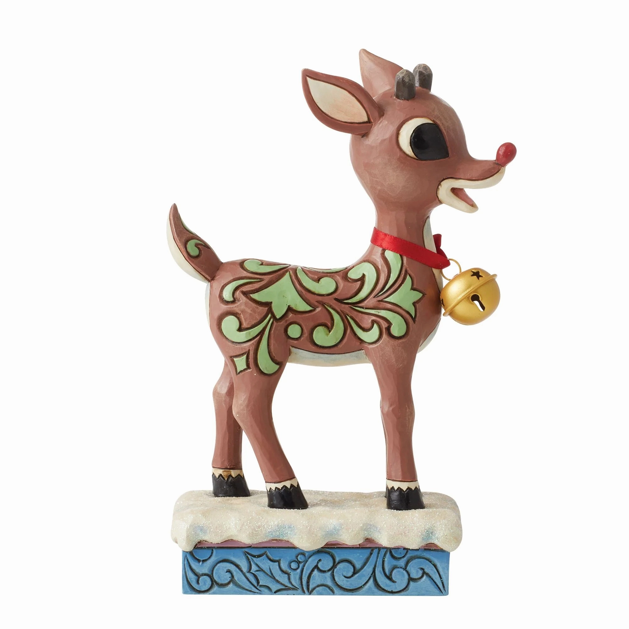 Jim Shore Rudolph w/ Oversized Jingle Bell Figurines home decor discount
