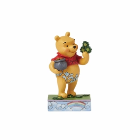 Jim Shore Winnie the Pooh Clovers Figurine Figurines home decor discount