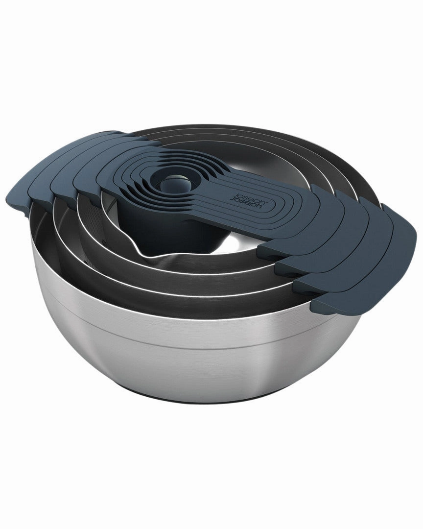 Joseph Joseph 100 Collection 9pc Stainless Bowl & Prep Set