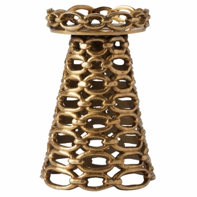 Julius Antique Brass Candle Holders Set of Two (Large) Candle Holders discount collection