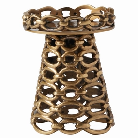 Julius Antique Brass Candle Holders Set of Two (Small) Candle Holders discount collection