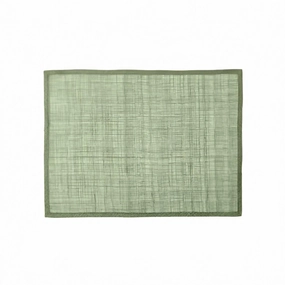 June Rectangular Placemats In Sage Green Dinnerware sale online