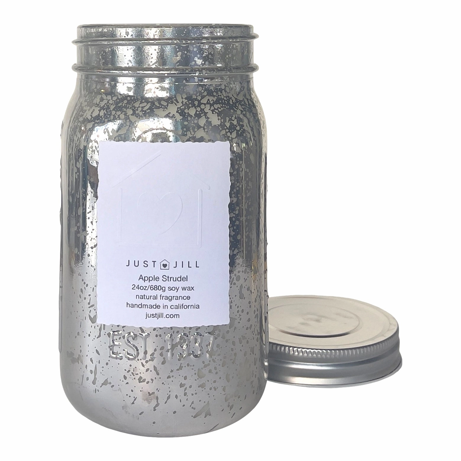 Just Jill Apple Strudel Mason Jar Candle 24 oz