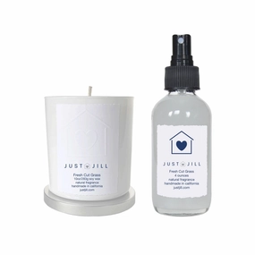 Just Jill Candle & Room Spray Duo-Fresh Cut Grass Home Decor Candles and Home Fragrances fast delivery