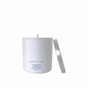 Just Jill Orange Clove Scented Candle Home Decor Candles and Home Fragrances fast delivery