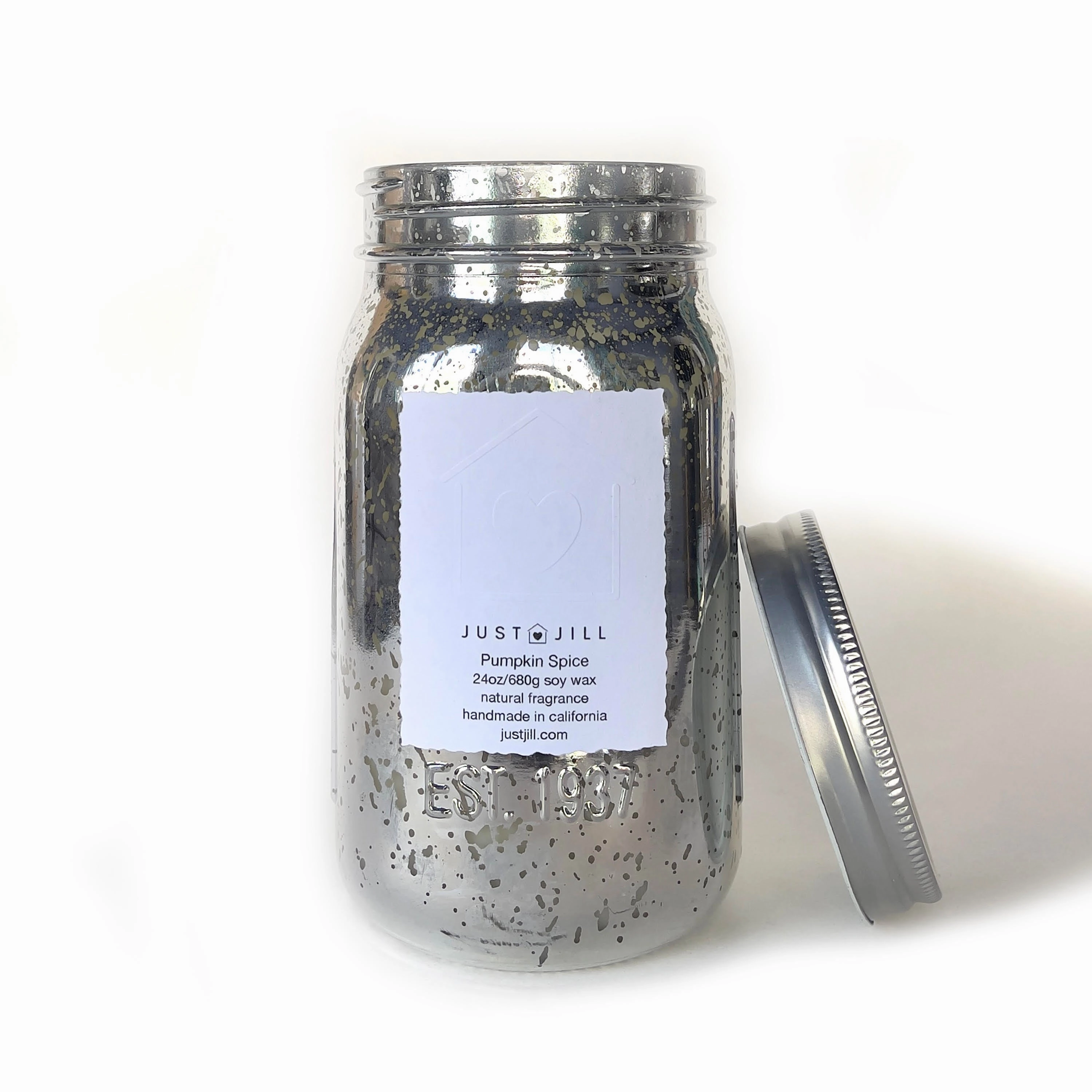 Just Jill Pumpkin Spice Mason Jar Candle 24oz