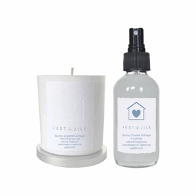 Just Jill Scented Candle and Room Spray Duo-Sunny Coastal Cottage Home Decor Candles and Home Fragrances fast delivery