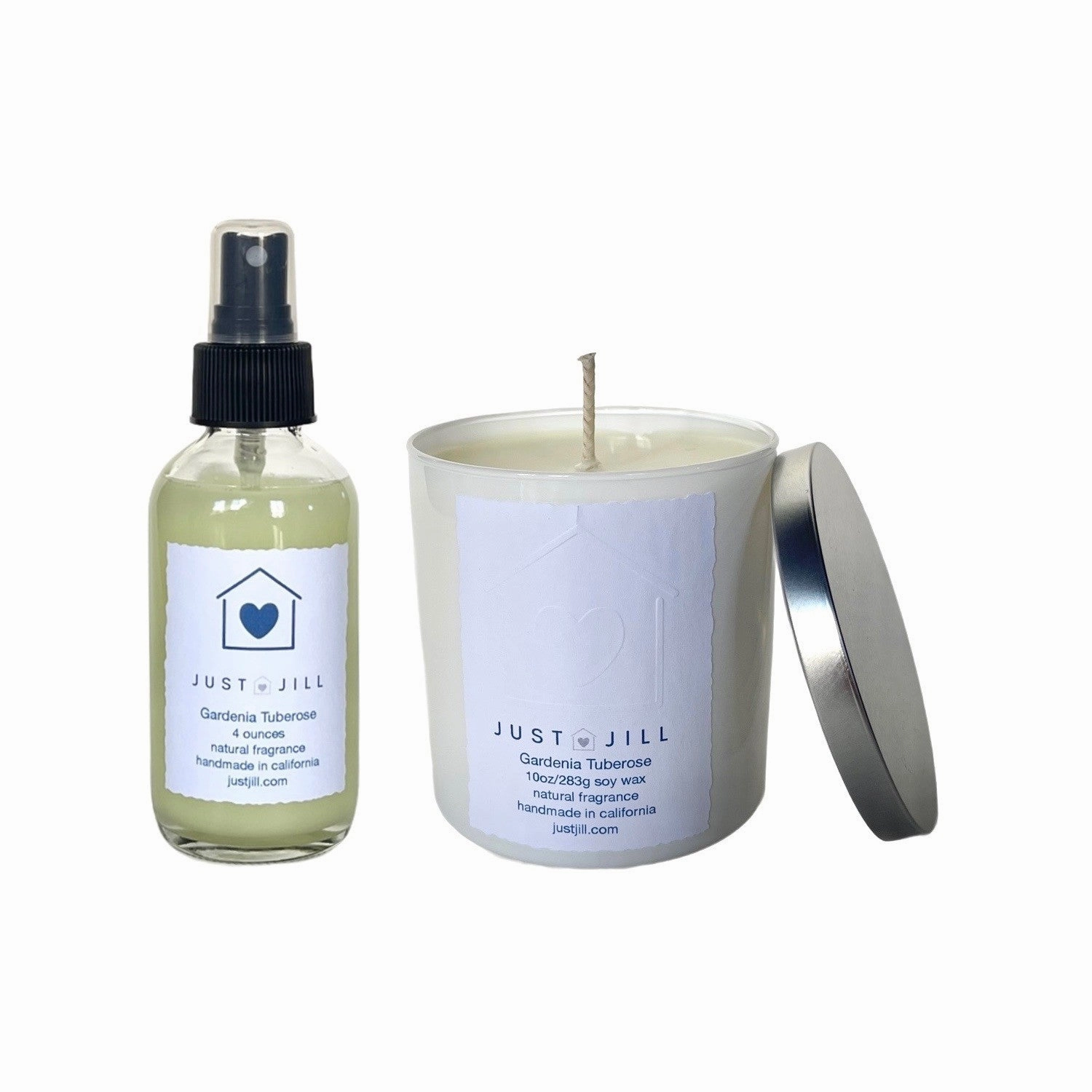Just Jill Scented Candle and Room Spray Gardenia Tuberose Home Decor Candles and Home Fragrances fast delivery