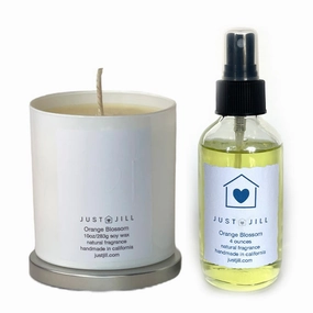 Just Jill Scented Candle and Room Spray-Orange Blossom Home Decor Candles and Home Fragrances fast delivery