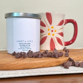 Just Jill Scented Candles-Chocolate Mocha (2 pack) Home Decor Candles and Home Fragrances fast delivery