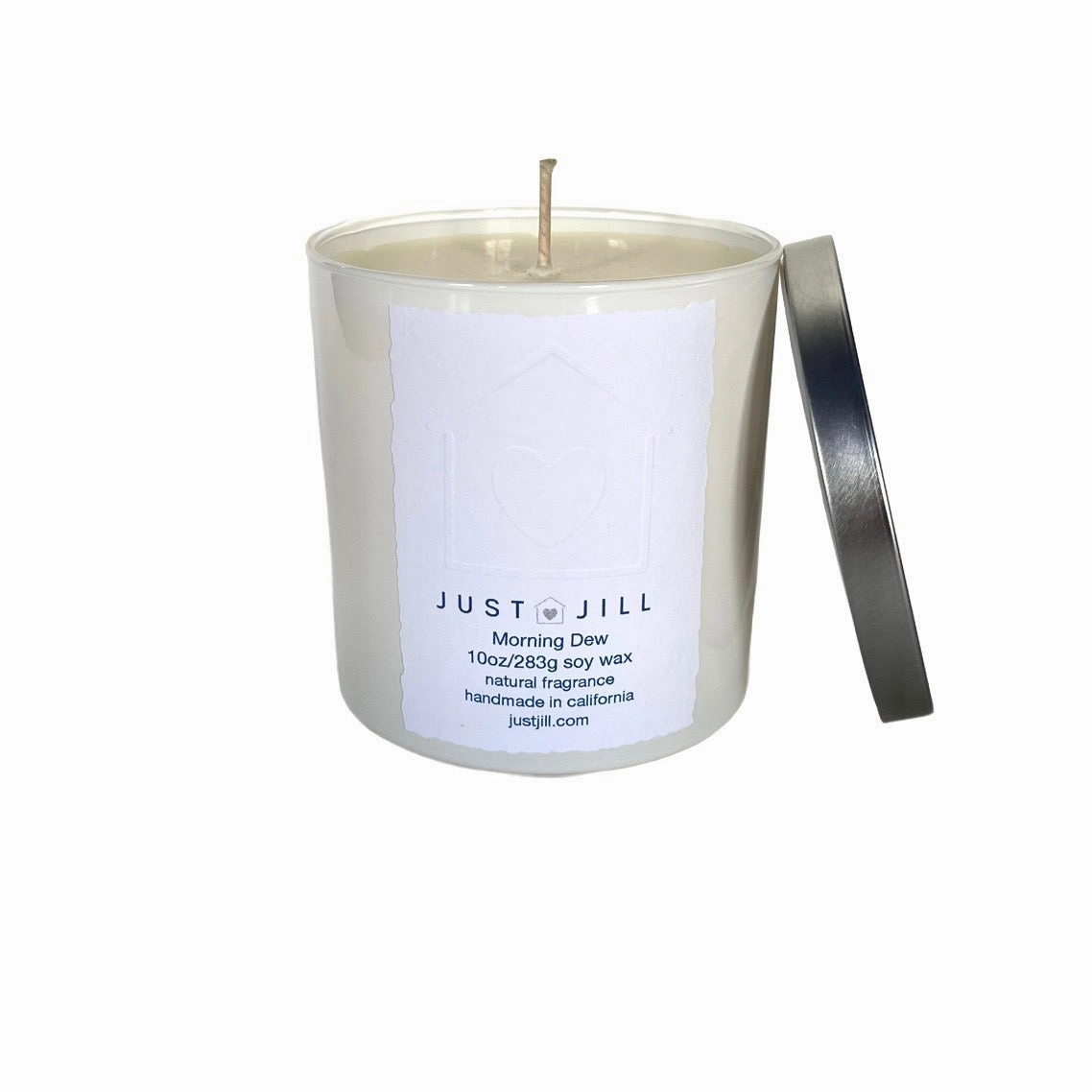 Just Jill Scented Candles Morning Dew and Midnight Garden (2 pack)