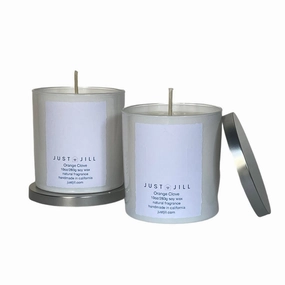 Just Jill Scented Candles Orange Clove (2-pack) Home Decor Candles and Home Fragrances fast delivery