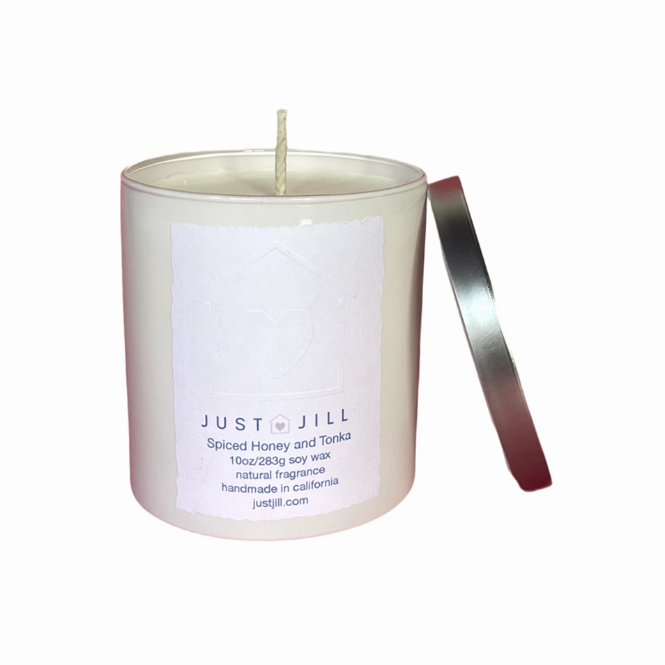 Just Jill Scented Candles Spiced Honey Tonka and Lemon Pound Cake (2 pack)