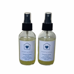 Just Jill Set of 2 Room Sprays Cinnamon Vanilla Home Decor Candles and Home Fragrances fast delivery