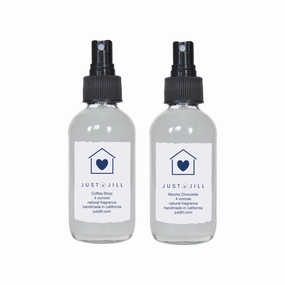 Just Jill Set of 2 Room Sprays-Coffee Shop and Mocha Chocolate Home Decor Candles and Home Fragrances fast delivery