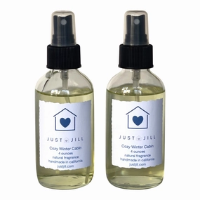 Just Jill Set of 2 Room Sprays Cozy Winter Cabin Home Decor Candles and Home Fragrances fast delivery