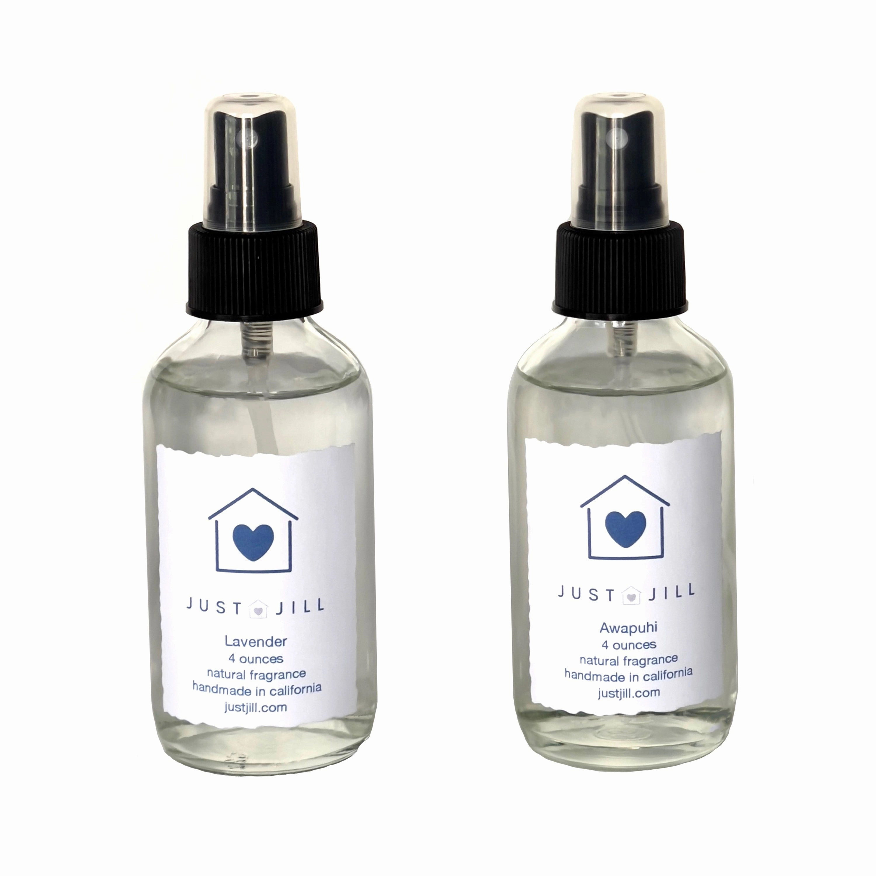 Just Jill Set of 2 Room Sprays Lavender and Awapuhi Home Decor Candles and Home Fragrances fast delivery