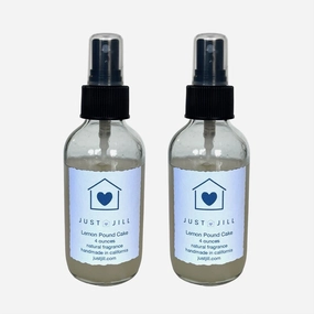 Just Jill Set of 2 Room Sprays-Lemon Pound Cake Home Decor Candles and Home Fragrances fast delivery