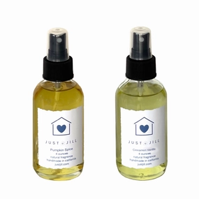Just Jill Set of 2 Room Sprays-Pumpkin Spice and Cinnamon Vanilla Home Decor Candles and Home Fragrances fast delivery