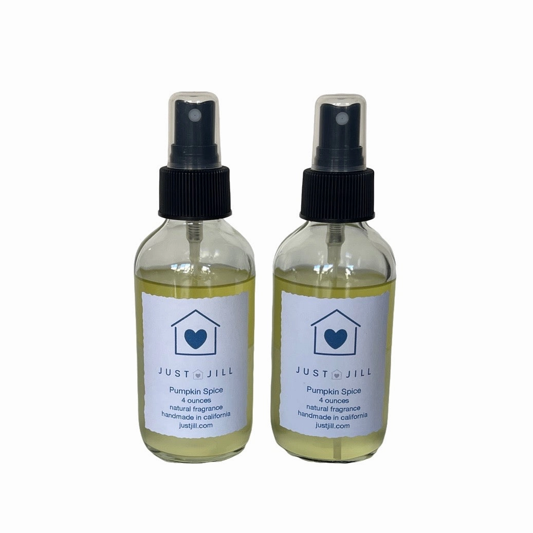 Just Jill Set of 2 Room Sprays -Pumpkin Spice Home Decor Candles and Home Fragrances fast delivery