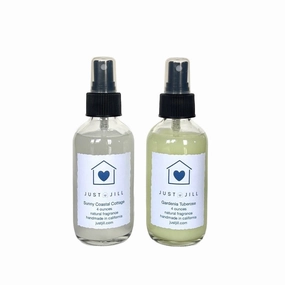 Just Jill Set of 2 Room Sprays Sunny Coastal Cottage and Gardenia Tuberose Home Decor Candles and Home Fragrances fast delivery