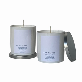 Just Jill Set of 2 Scented Candles-Lemon Pound Cake Home Decor Candles and Home Fragrances fast delivery